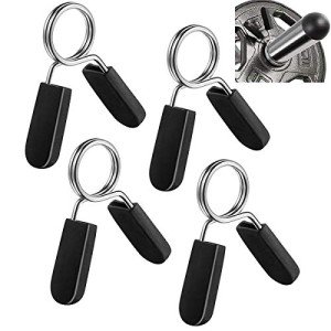 Lestino Spring Clip Dumbbell Weight Collars (4 Pack)