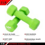 2 LB JFIT Neoprene Dumbbell Pairs