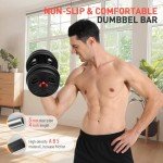 UKEEP Adjustable Dumbbells Set for Home Workouts
