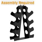 Compact 4-Tier Dumbbell Rack for Home Gym