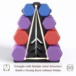 4 Tier Heavy Duty Metal Dumbbell Rack