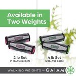 Gaiam Soft Dumbbell Hand Weights Set - 2lb