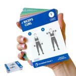 Dumbbell Workout Cards with Video Instructions