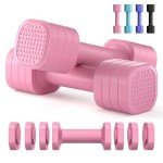 Adjustable 4-in-1 Dumbbell Set for Home Workouts