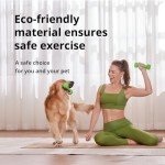 Portzon Neon Orange 1.4kg Neoprene Dumbbell Set