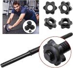 1-Inch Dumbbell and Barbell Collar Clamps – 2 Pairs