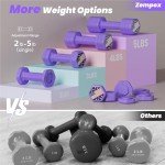 Adjustable Dumbbell Set for Home Workouts - 2 Pack
