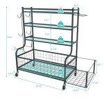 Heavy-Duty Dumbbell and Kettlebell Storage Rack