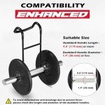 Heavy Duty Dumbbell Spotter Hooks - 2 Pack