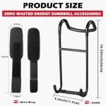 Heavy Duty Dumbbell Spotter Hooks - 2 Pack