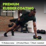7.5LB Rubber Hex Dumbbells for Strength Training