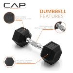 10 LB Coated Hex Dumbbell Weight Pair