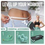 Adjustable Aerobic Stepper with Dumbbells Set