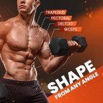 Yes4All 20 lbs Chrome Grip Hex Dumbbells Pair