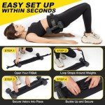 Adjustable Hip Thrust Belt for Dumbbells and Booty