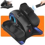 Quiet Compact Elliptical Trainer for Seniors with Remote