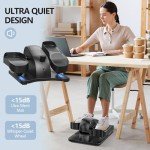 Quiet Compact Elliptical Trainer for Seniors with Remote
