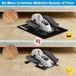 Non-Slip Workout Mat for Under Desk Exercise