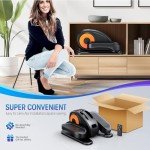 Under-Desk Elliptical Machine for Seniors, Portable & Quiet