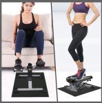 Under-Desk Elliptical Machine with Non-Slip Mat