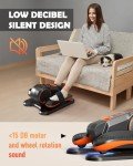 Orange Under Desk Elliptical Machine