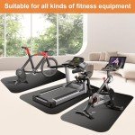 Rowing Machine Mat with Bag and Towel