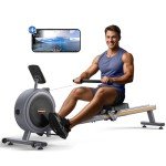FEIERDUN Magnetic Rower Machine for Home Fitness