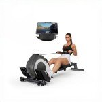 Quiet Magnetic Rowing Machine for Home Fitness