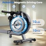 FEIERDUN Magnetic Rower Machine for Home Fitness