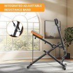 Squat Assist Trainer with Adjustable Resistance Bands