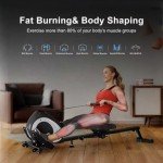 Quiet Magnetic Rowing Machine for Home Fitness