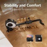 Quiet Magnetic Rowing Machine for Home Fitness