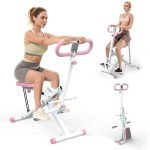 Foldable Squat and Rowing Machine for Home