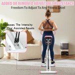 Foldable Squat and Rowing Machine for Home