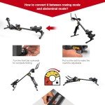 3-in-1 Foldable Rowing Machine with LED Monitor
