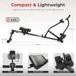 Sunny Health & Fitness Smart Compact Rowing Machine