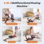 HiFast Foldable Rowing and AB Crunch Machine