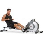 Sunny Health Magnetic Rowing Machine with 8 Resistance Levels