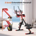 HiFast Foldable Rowing and AB Crunch Machine