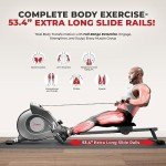 Sunny Health Magnetic Rowing Machine with 8 Resistance Levels