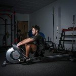 Sunny Health Magnetic Rowing Machine with 8 Resistance Levels