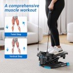 Dual Action Mini Stepper with Resistance Bands