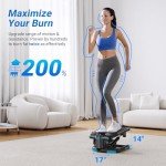 Dual Action Mini Stepper with Resistance Bands