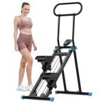 Folding Stair Stepper Cardio Exercise Machine