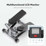 Compact Stair Stepper with Resistance Bands for Home