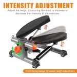 Mini Stair Stepper with Resistance Bands for Home Fitness