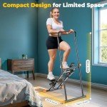 Niceday Foldable Stair Stepper with Handlebar