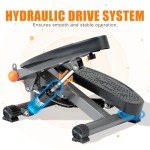 Mini Stair Stepper with Resistance Bands for Home Fitness