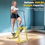 Niceday Foldable Stair Stepper with Handlebar