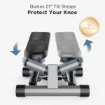 DUMOS Mini Stair Stepper with Resistance Bands